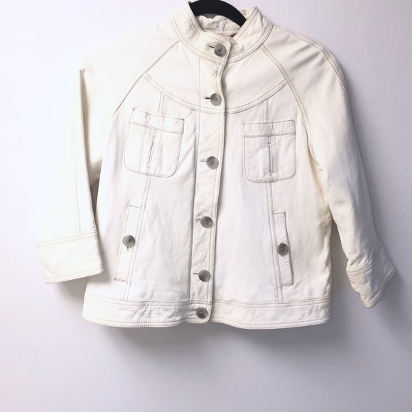 Biege Jacket 100% Leather - Picture 2 of 8